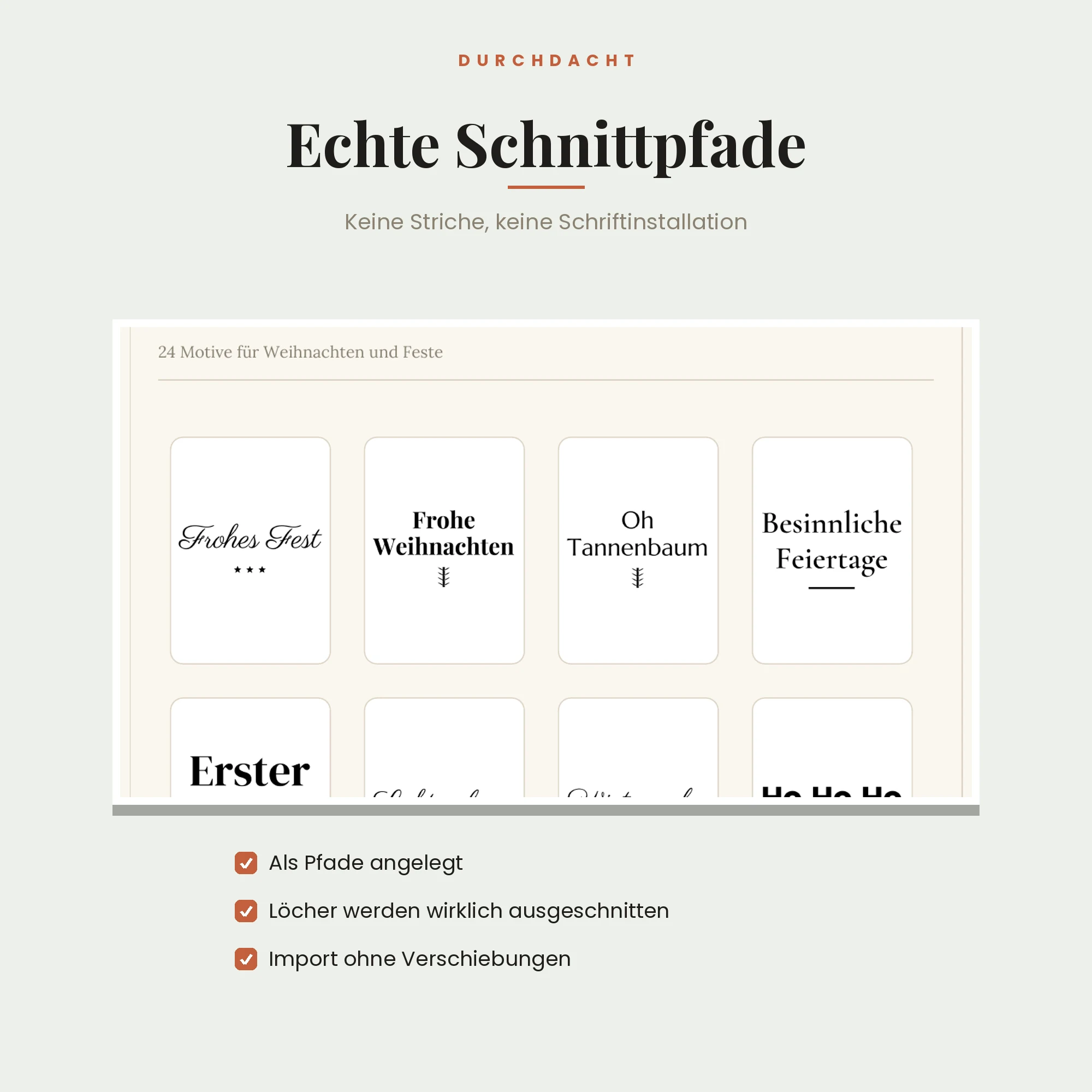 Weihnachts-SVG – Detailansicht