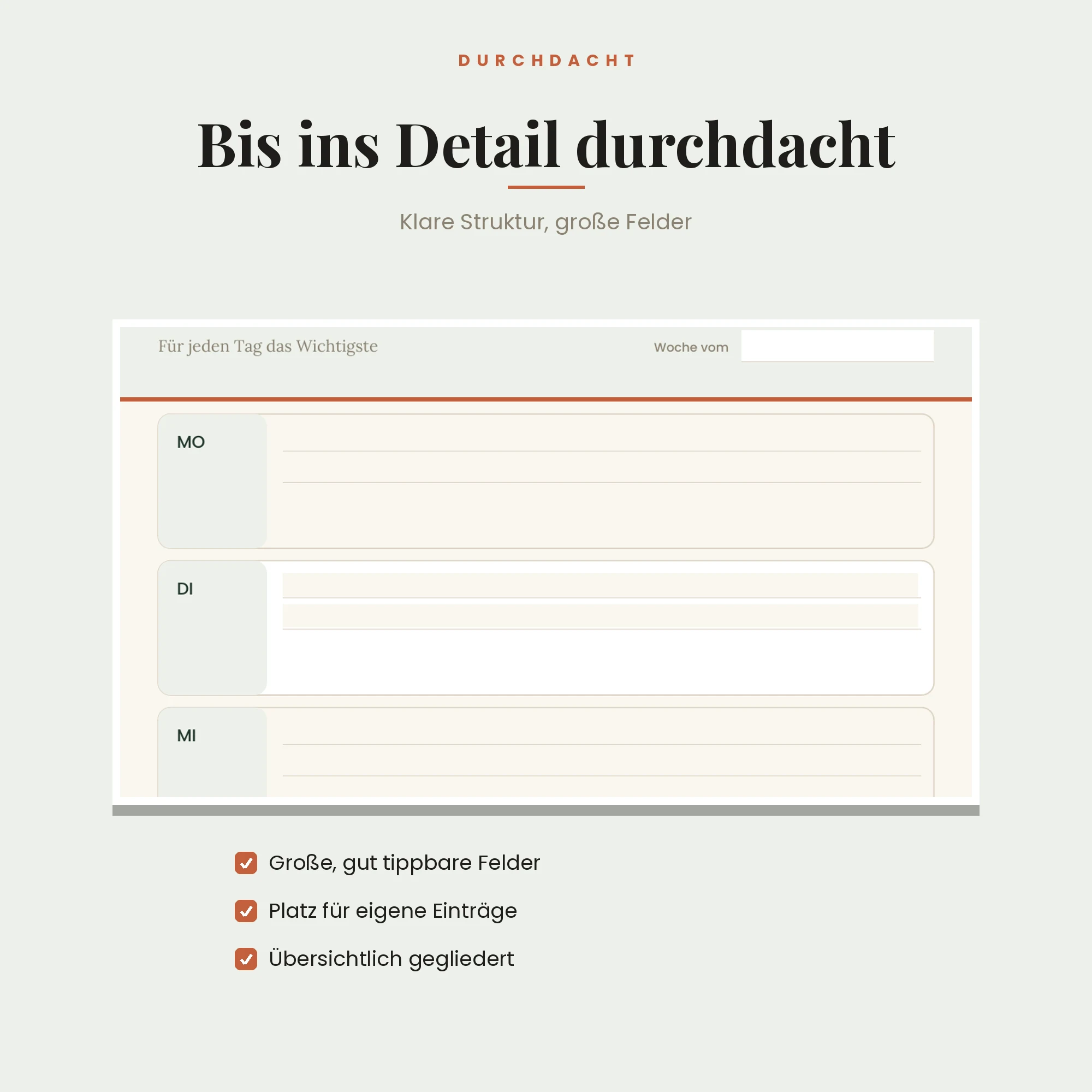 To-do Set – Detailansicht
