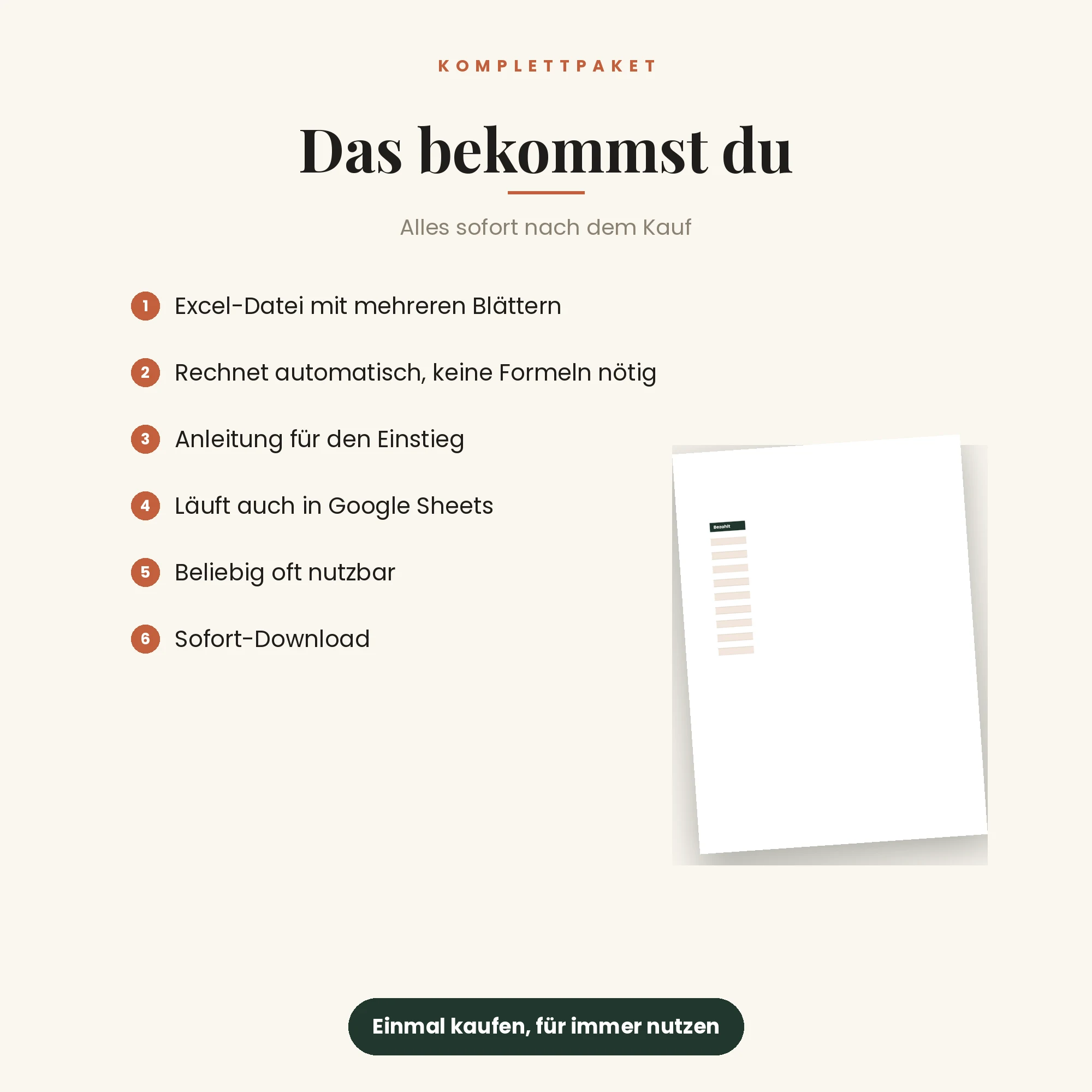 Umzugskosten-Rechner – das ist enthalten