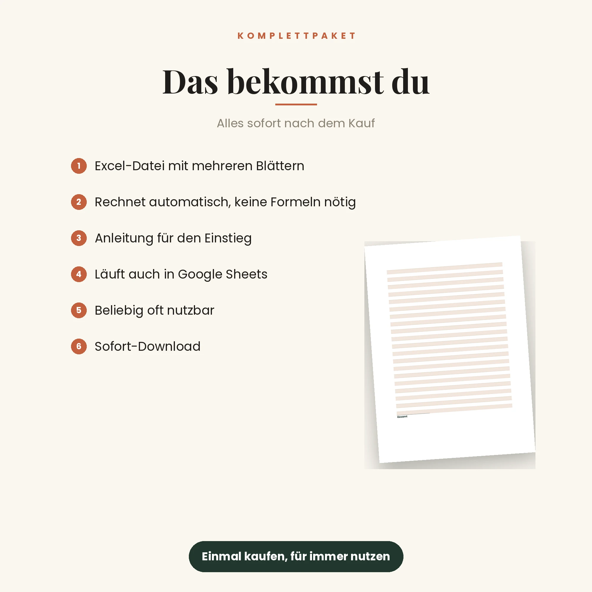 Verein · Kassenbuch & Mitglieder – das ist enthalten