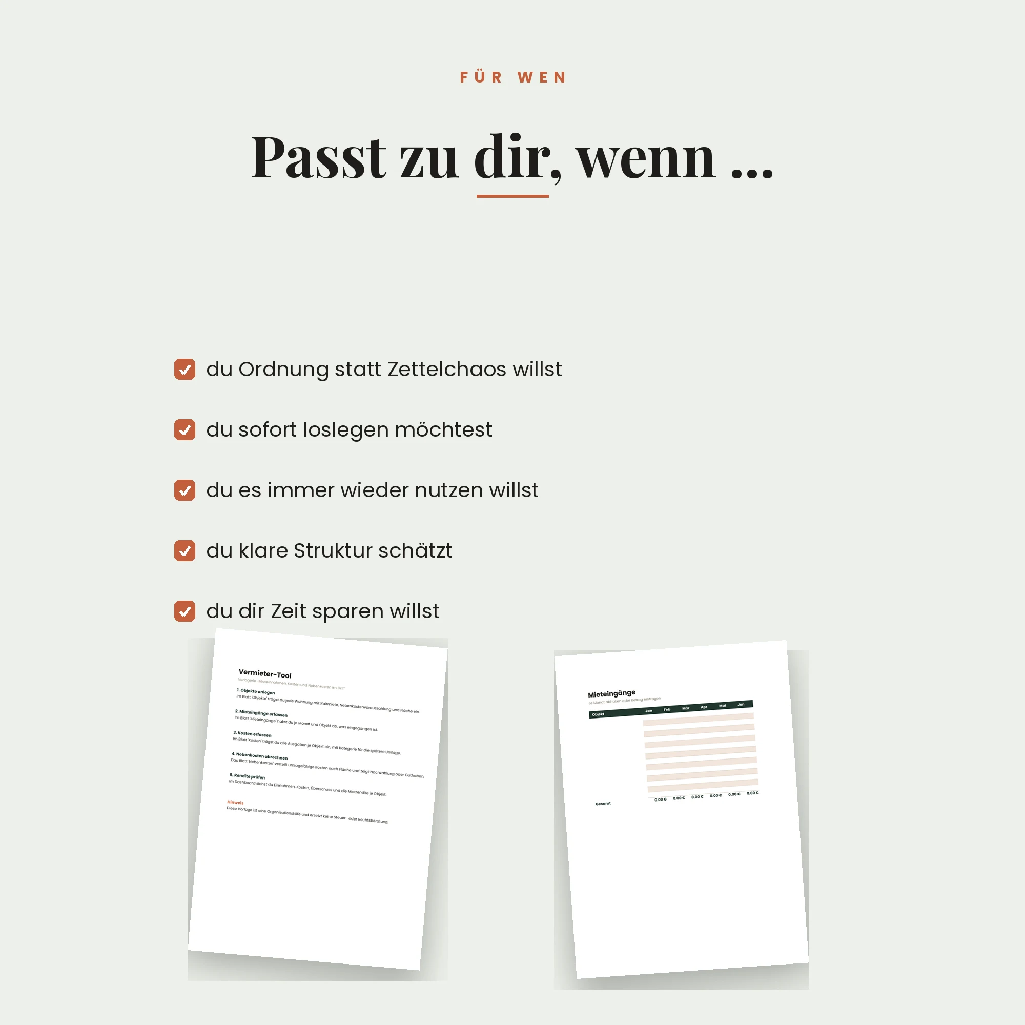 Vermieter-Tool Mietverwaltung – für wen die Vorlage passt