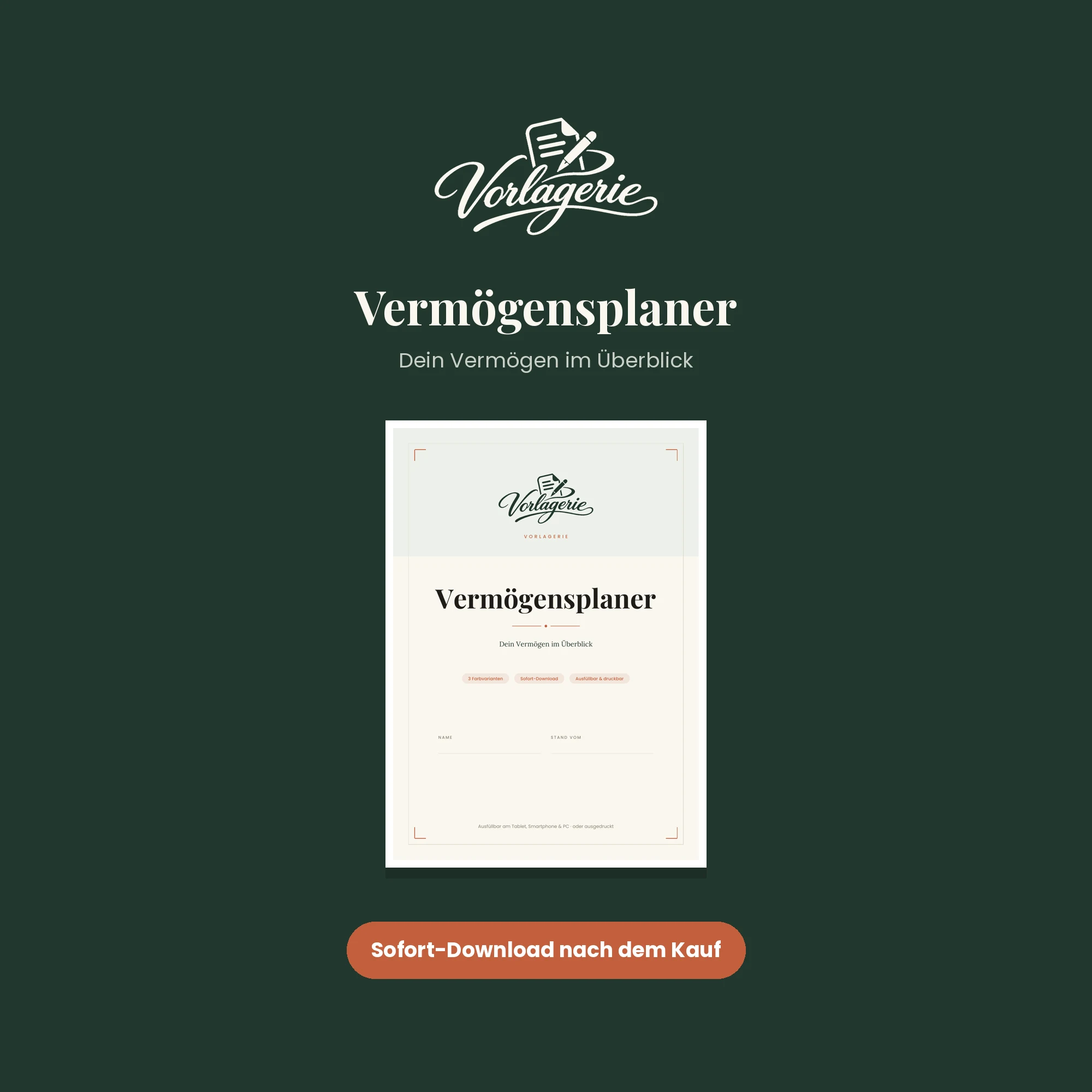 Vermögensplaner – Vorlagerie