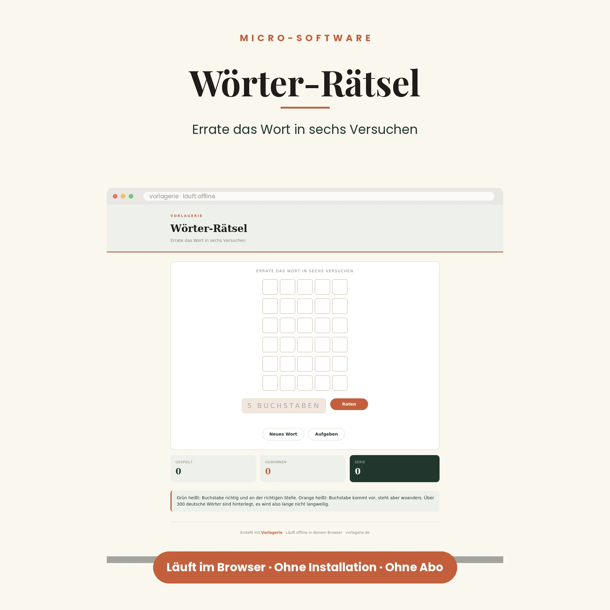 Wörter-Rätsel – Titelbild