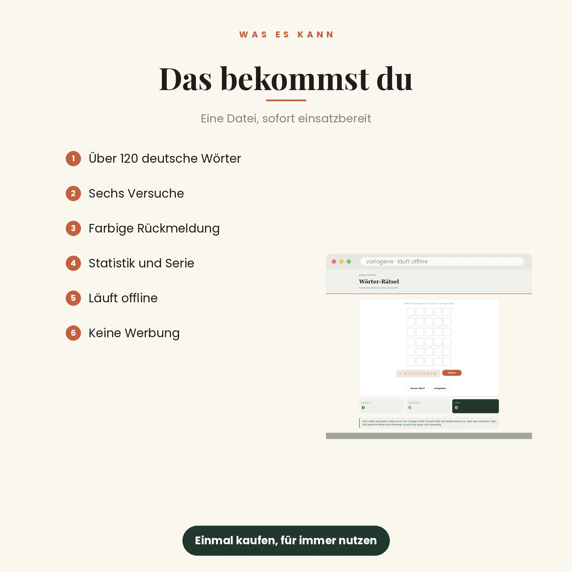 Wörter-Rätsel – das ist enthalten
