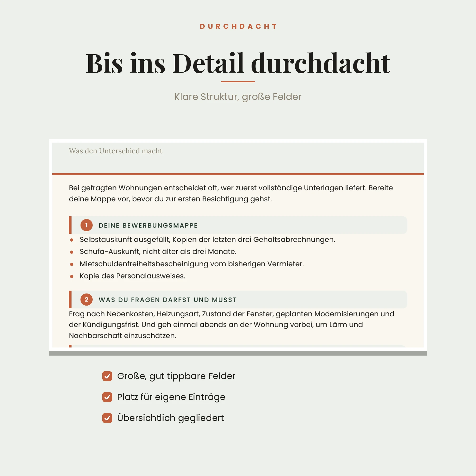 Wohnungssuche & Vergleich – Detailansicht