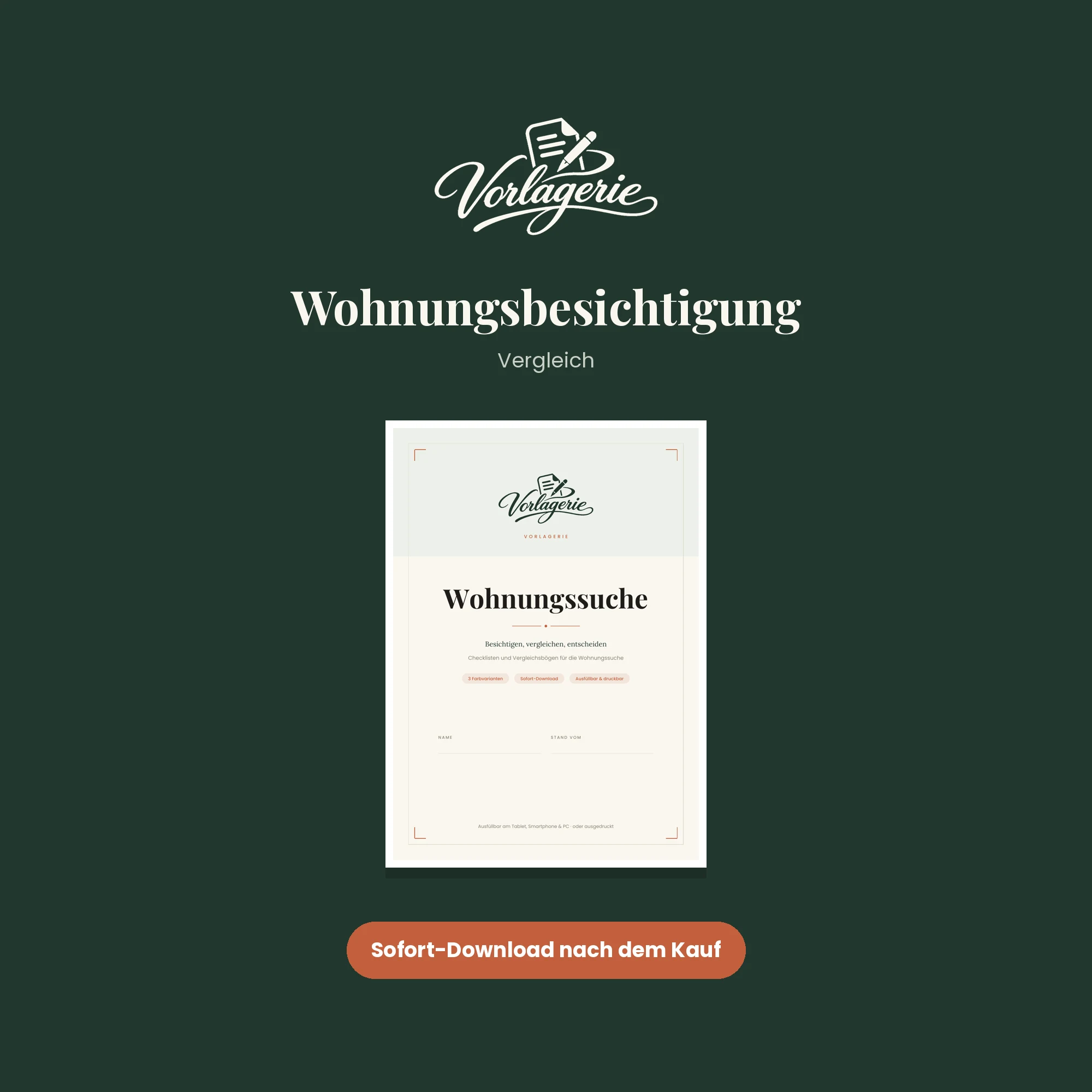 Wohnungssuche & Vergleich – Vorlagerie